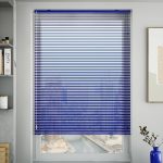 Blue Aluminum Venetian Blinds
