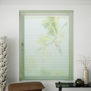 Light Green Aluminum Venetian Blinds